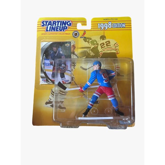 1998 NHL Starting Lineup Wayne Gretzky New York Rangers Action Figure - Picture 1 of 8